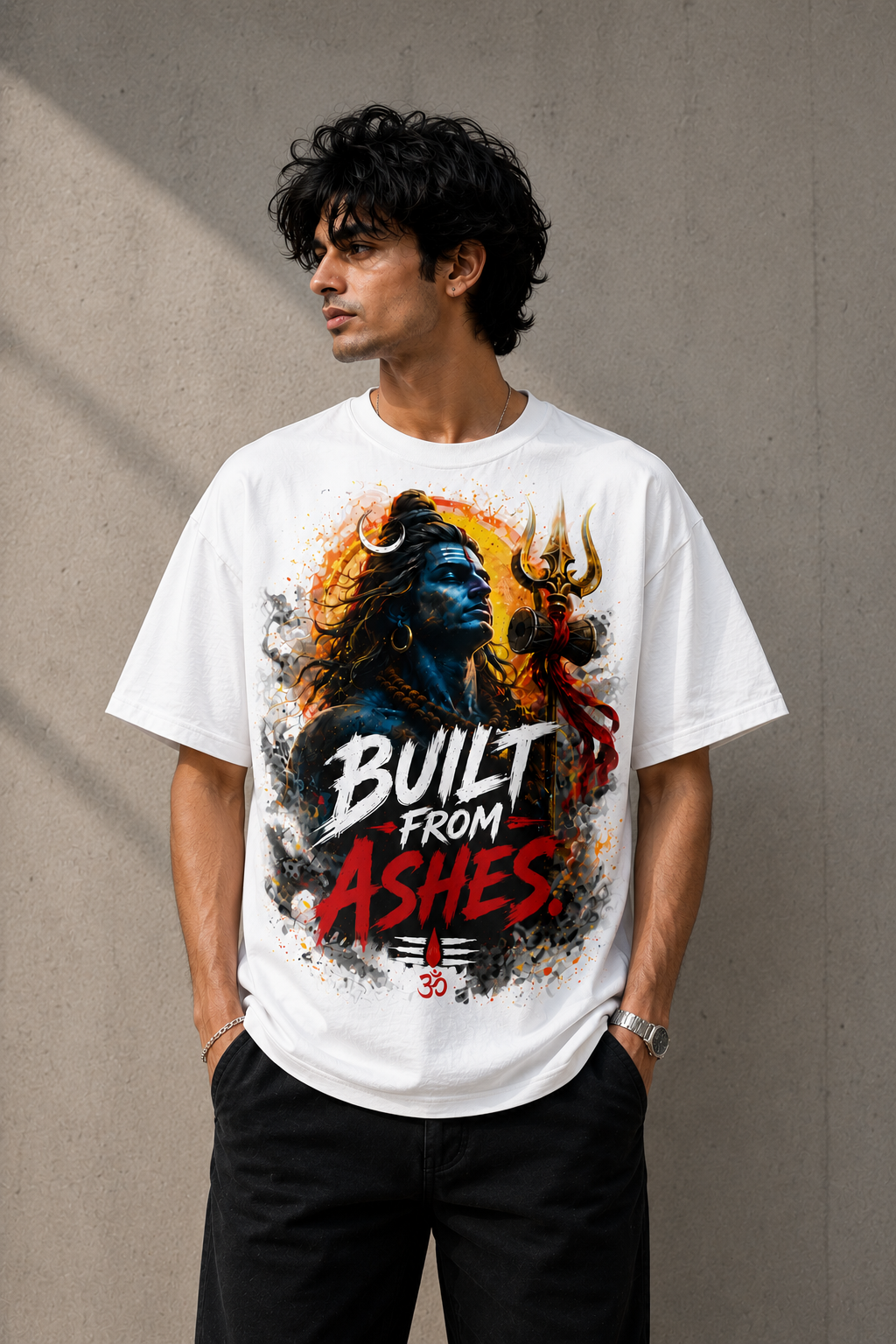 Oversized Mahadev T - shirt