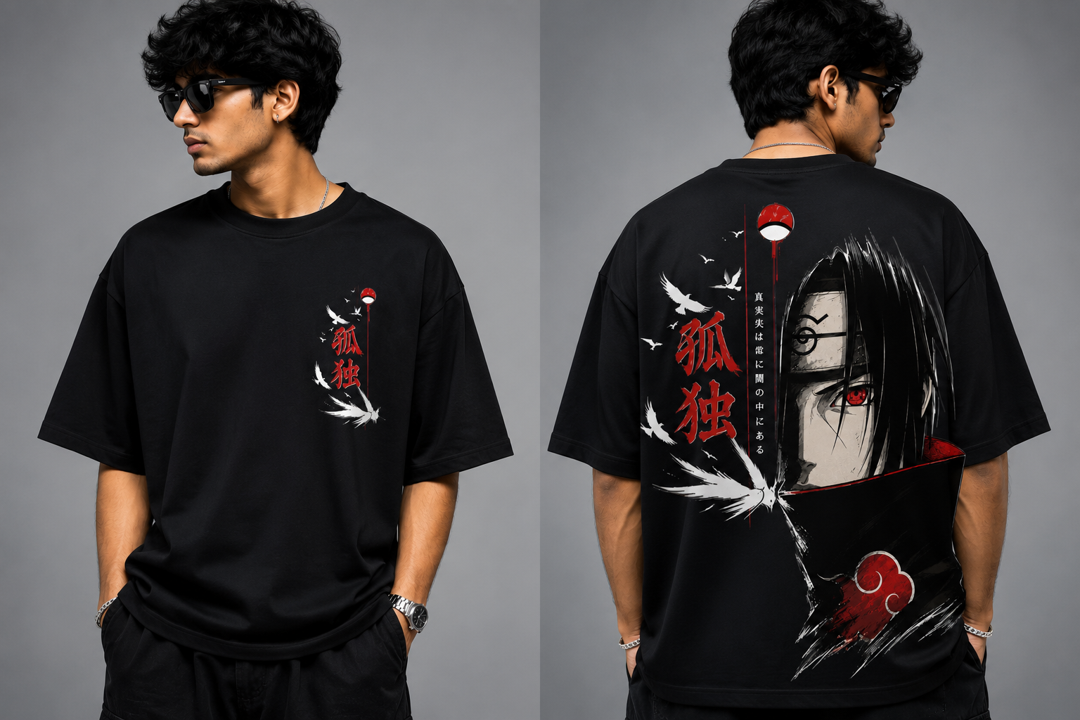 Premium Oversized Anime Tee – Unisex Streetwear