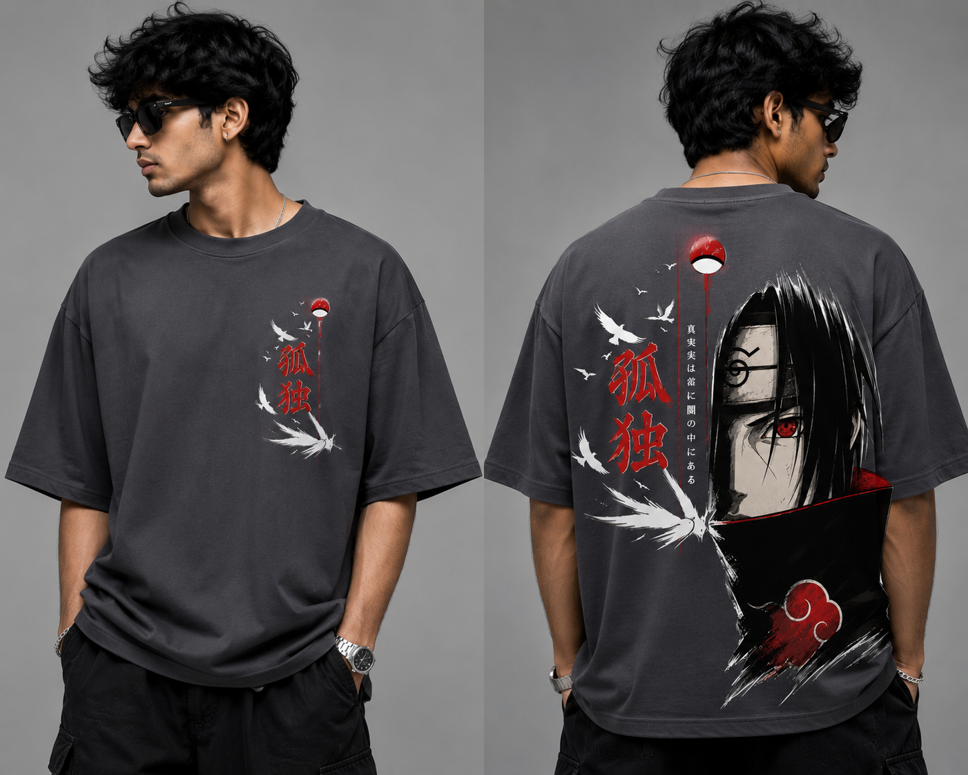 Premium Oversized Anime Tee – Unisex Streetwear
